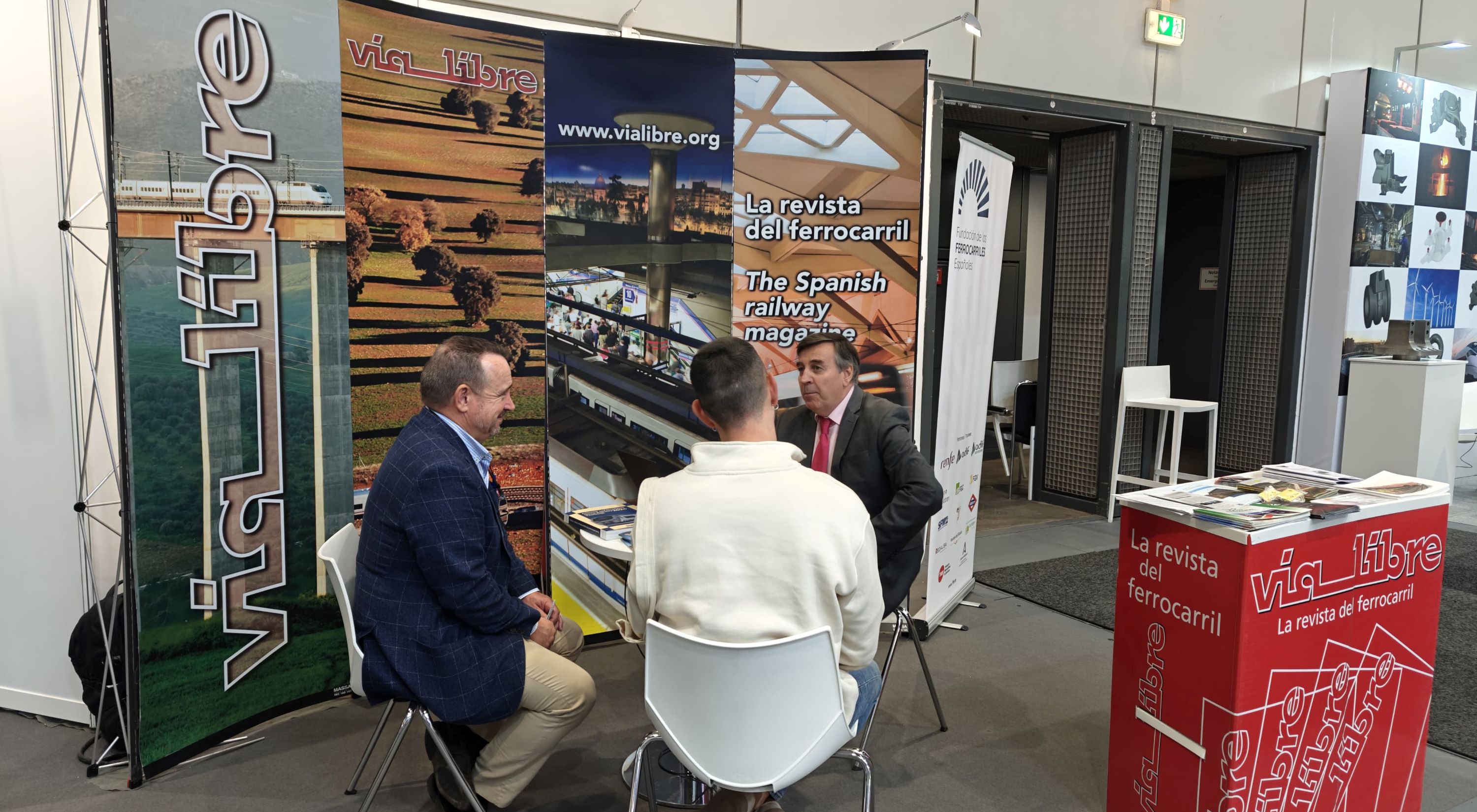 La revista �V�a Libre�, en Innotrans, la feria referente mundial de la tecnolog�a del transporte